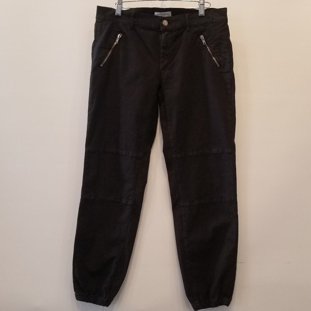 Zara Woman Premium Denim Collection Breathable Elasticized Ankles Women's Size 8